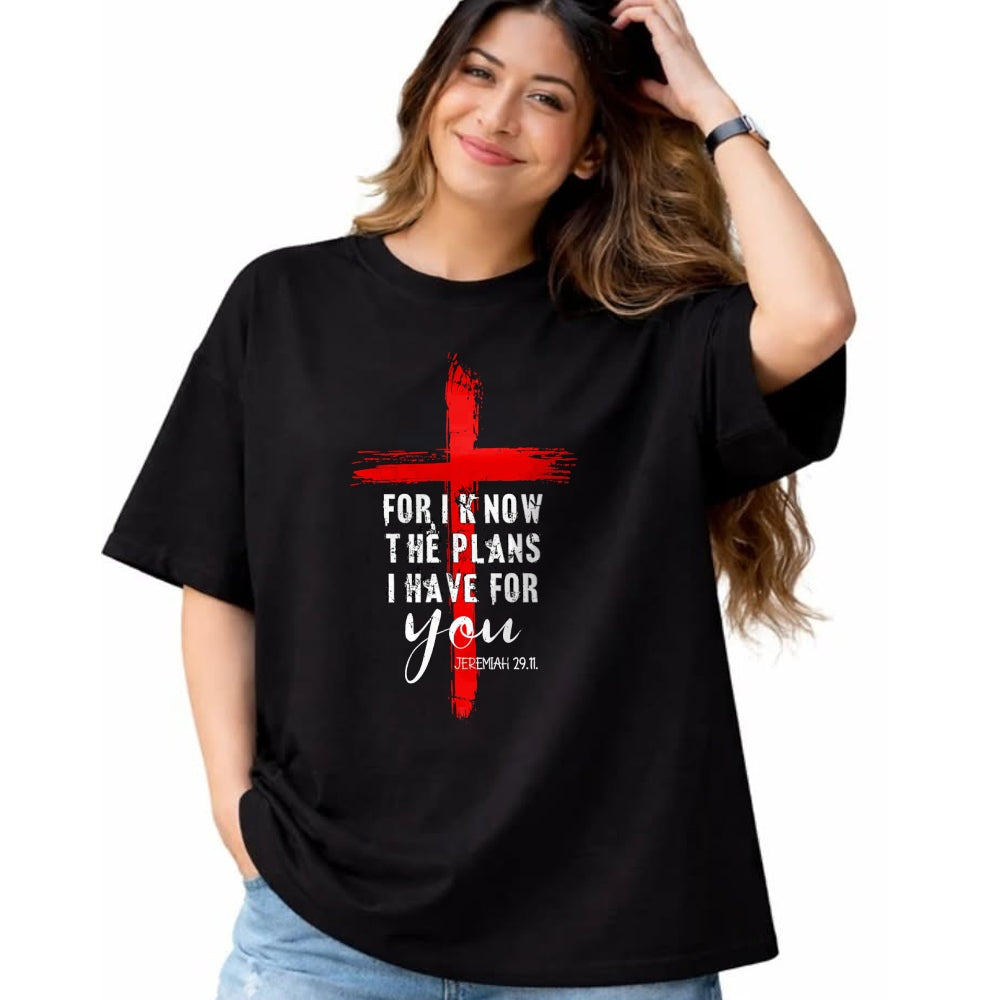 Christian Tee, Christian Faith Unisex T-Shirt/Hoodie/Sweatshirt HLT00 - Christian Quote Faith Jeremiah 29.11 T-Shirt