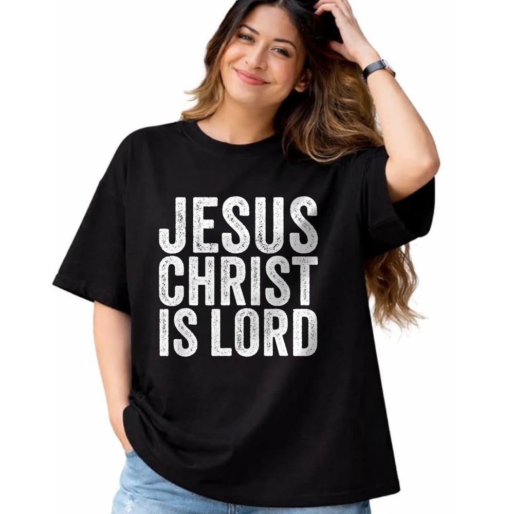 Christian Tee, Christian Faith Unisex T-Shirt/Hoodie/Sweatshirt HLT00 - Jesus Christ Is Lord Christian Faith Believer Religion T-Shirt