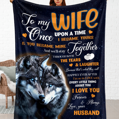Special Gift For Wife Blanket - From Husband