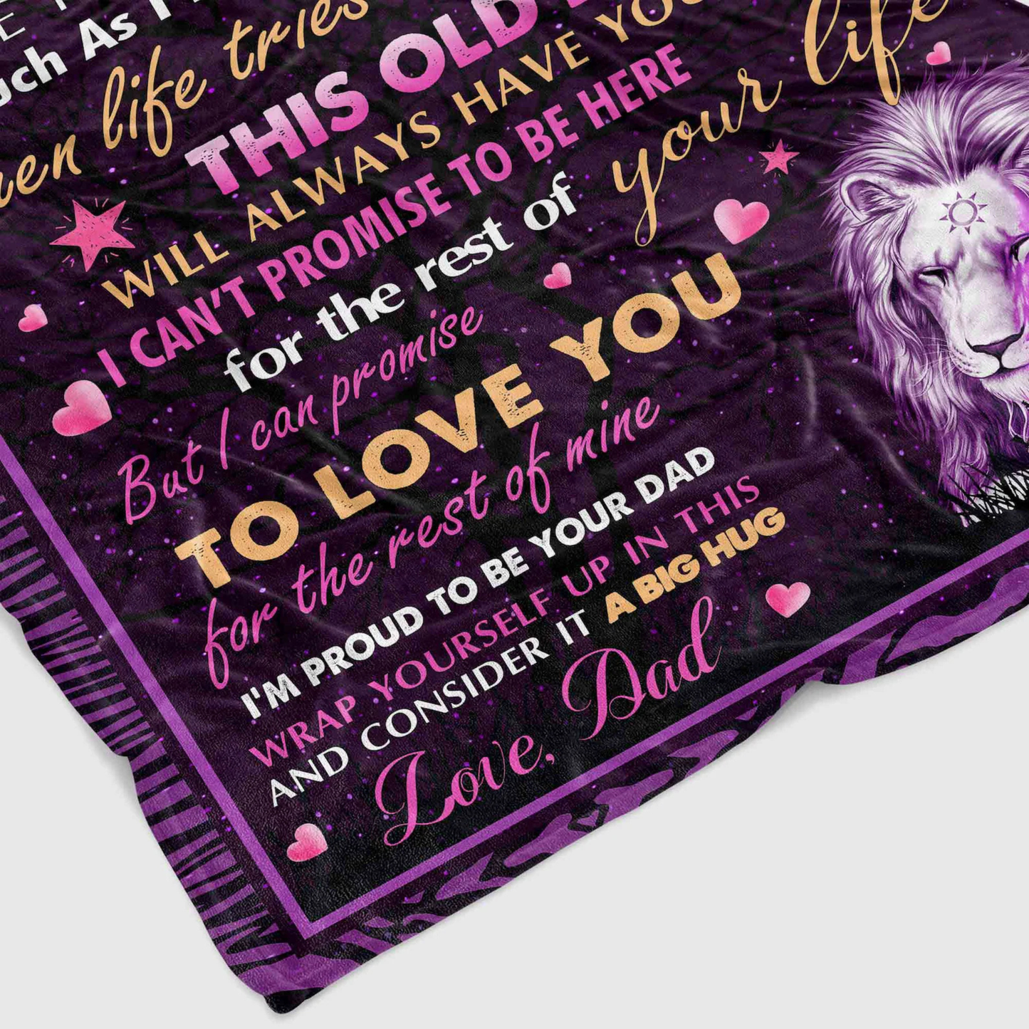 Special Gift For Daughter Blanket - From Dad