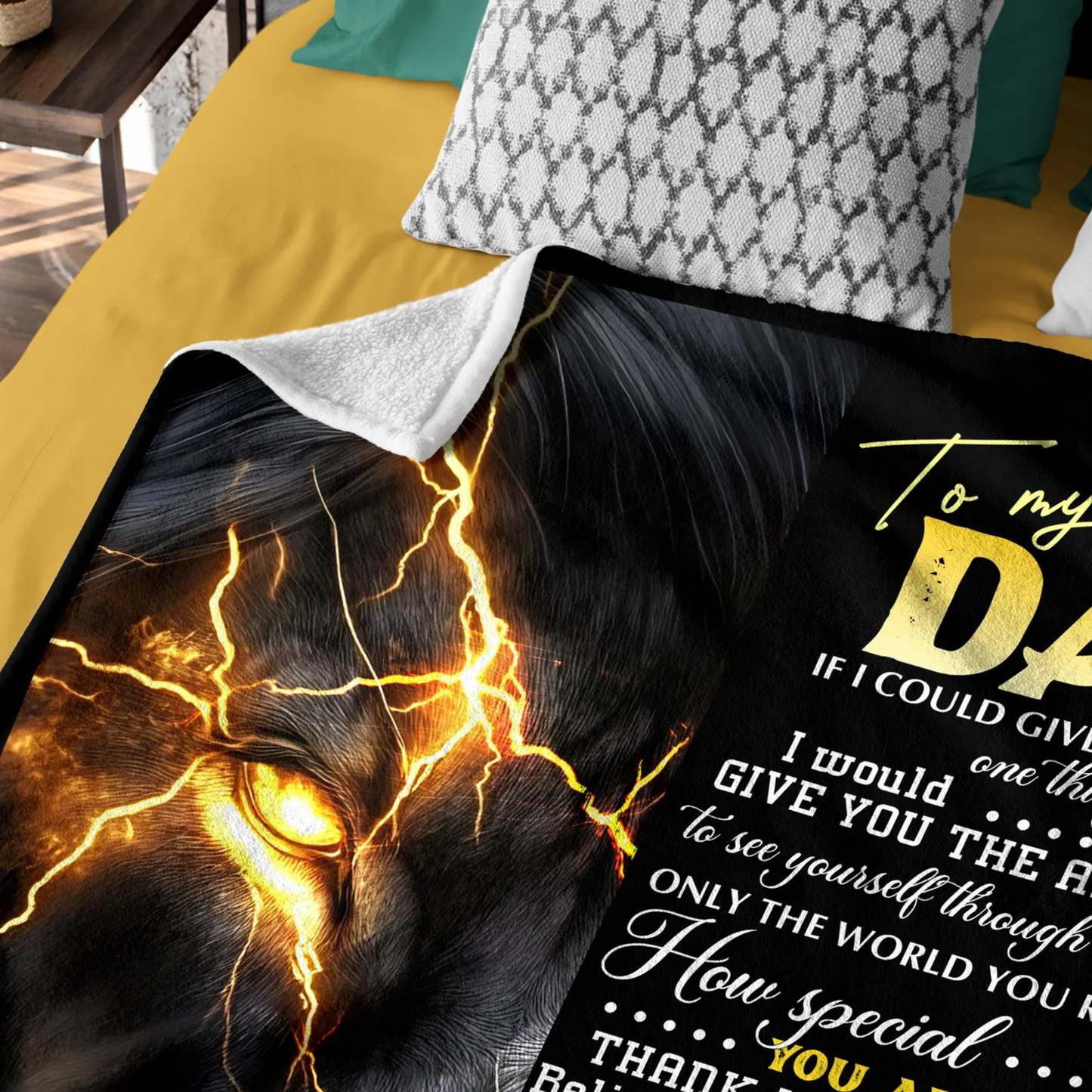 Special Gift For Dad Blanket - From Daughter
