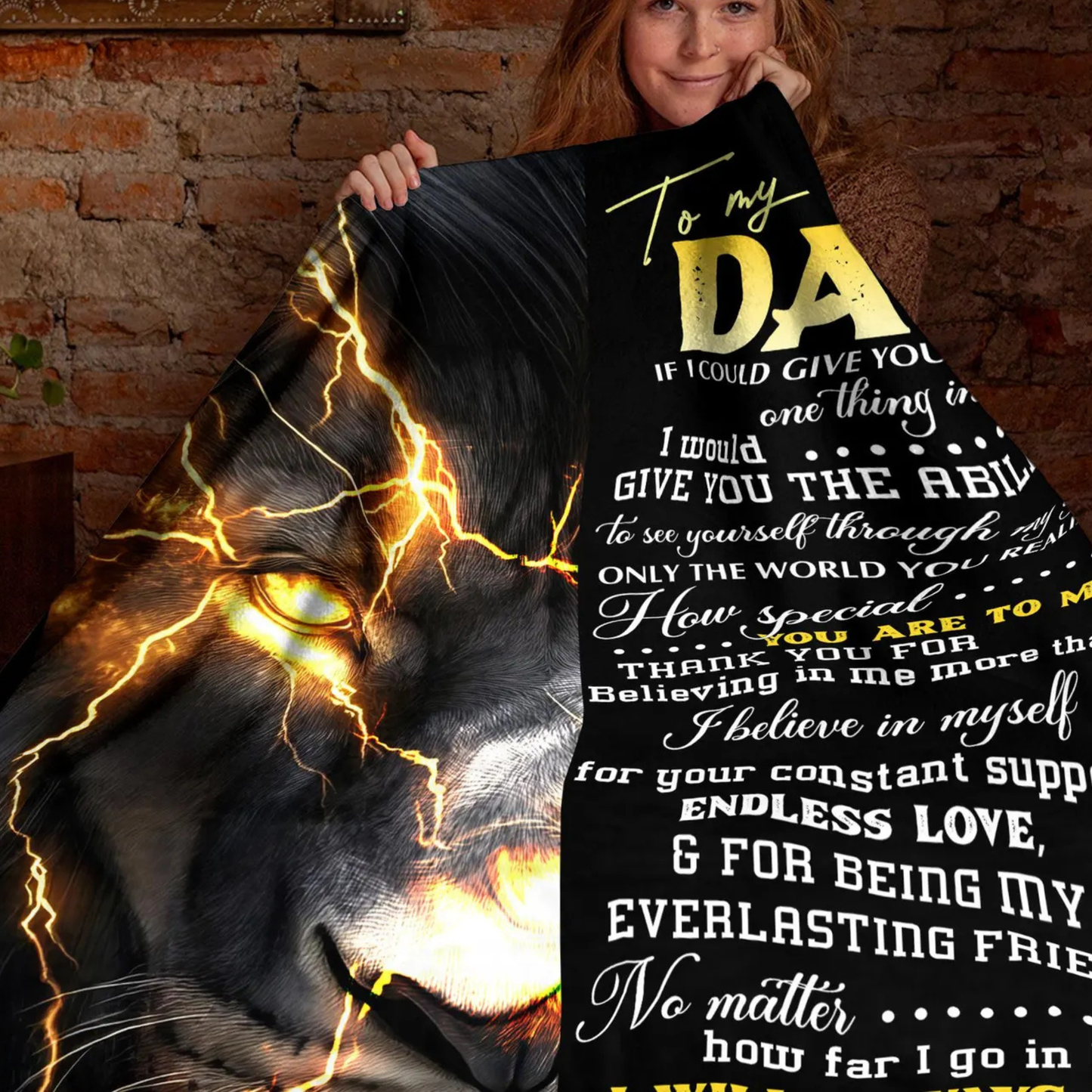 Special Gift For Dad Blanket - From Daughter