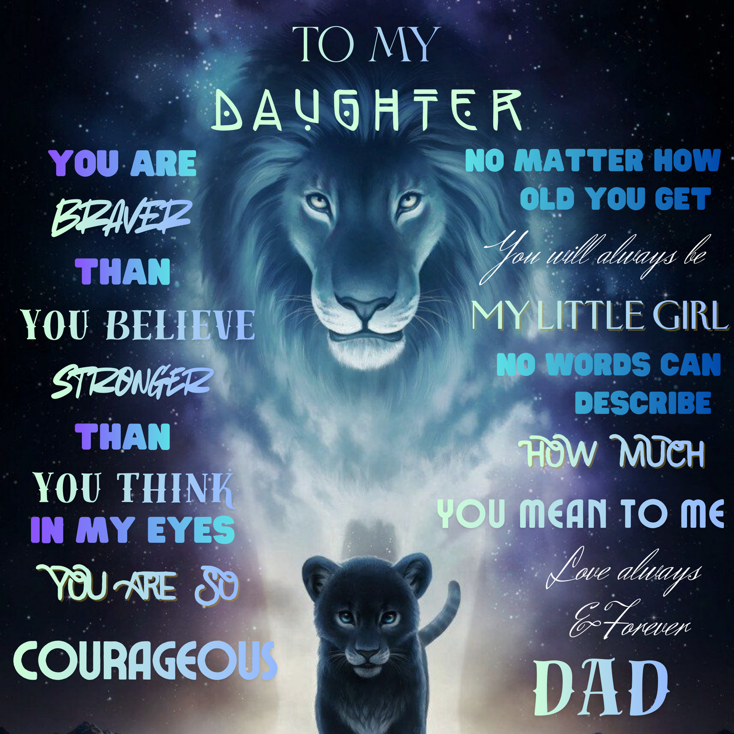 Special Gift To My Daughter Blanket – Heartfelt Warmth From Dad