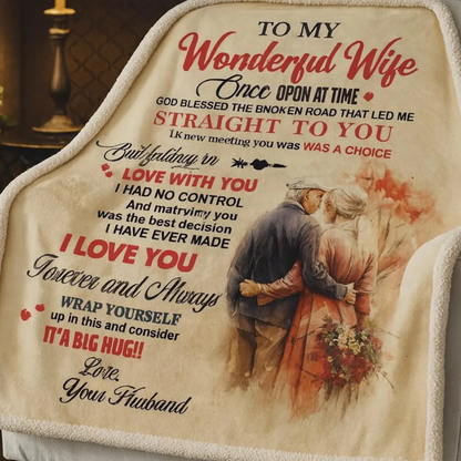 Special Gift For Wife Blanket - From Husband