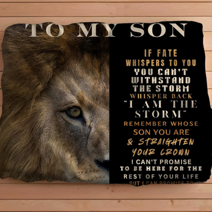 Warm Blanket Gift for Son – Comfort From Mom