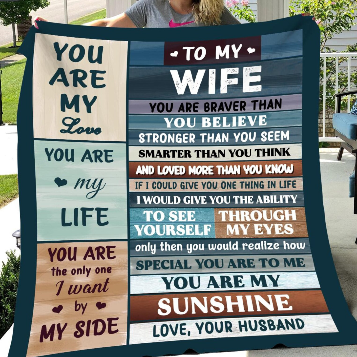 Special Gift For Wife Blanket - From Husband