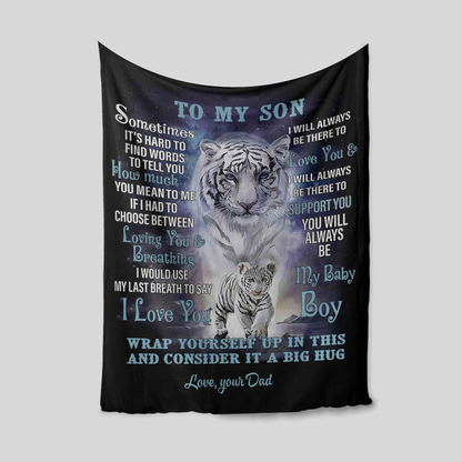 Special Gift For Son Blanket - From Dad