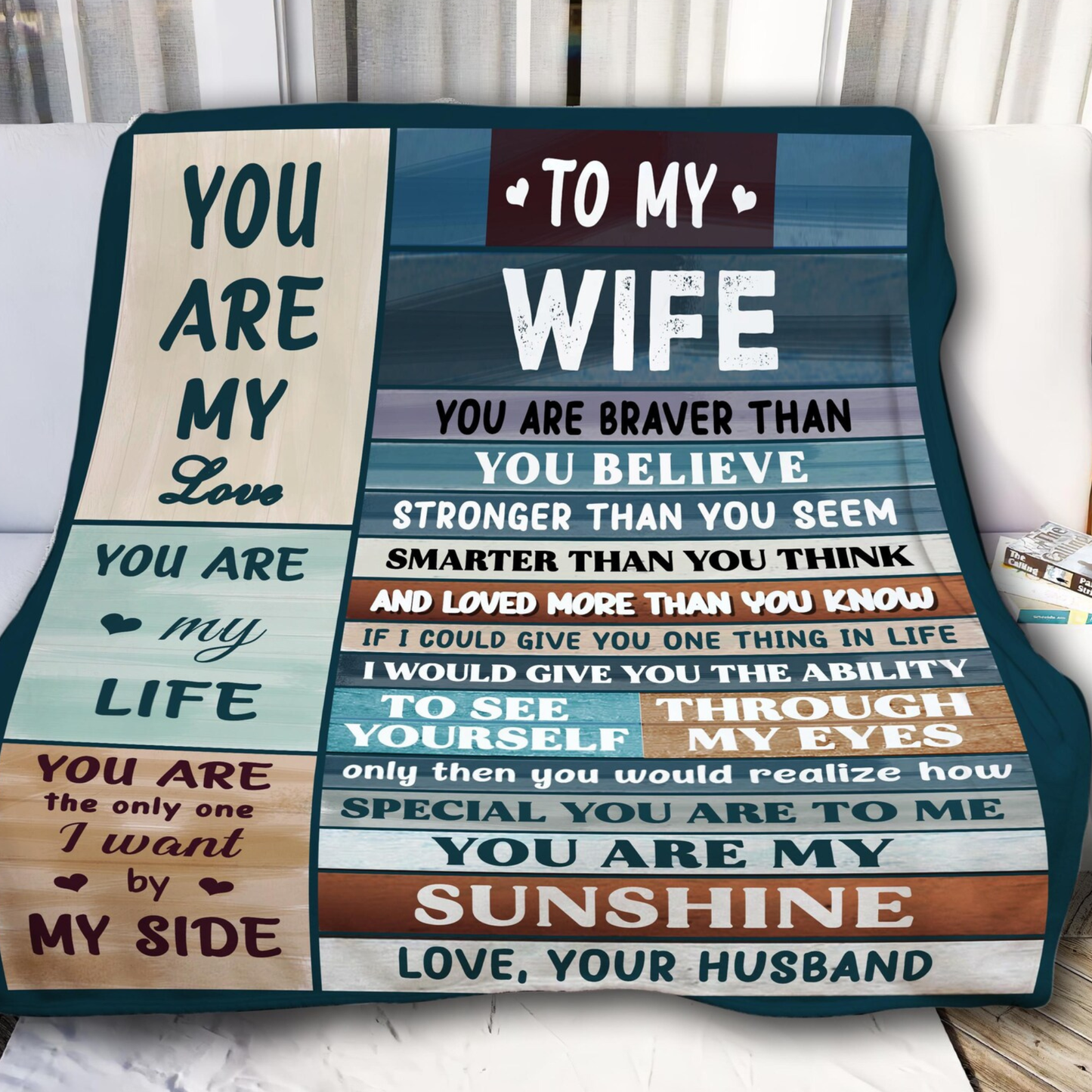 Special Gift For Wife Blanket - From Husband