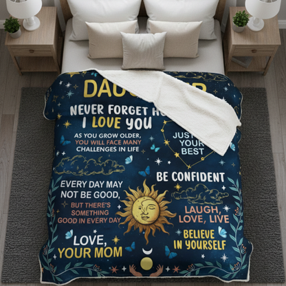 For My Daughter Blanket – Forever Love From Mom (SKUB12-180)