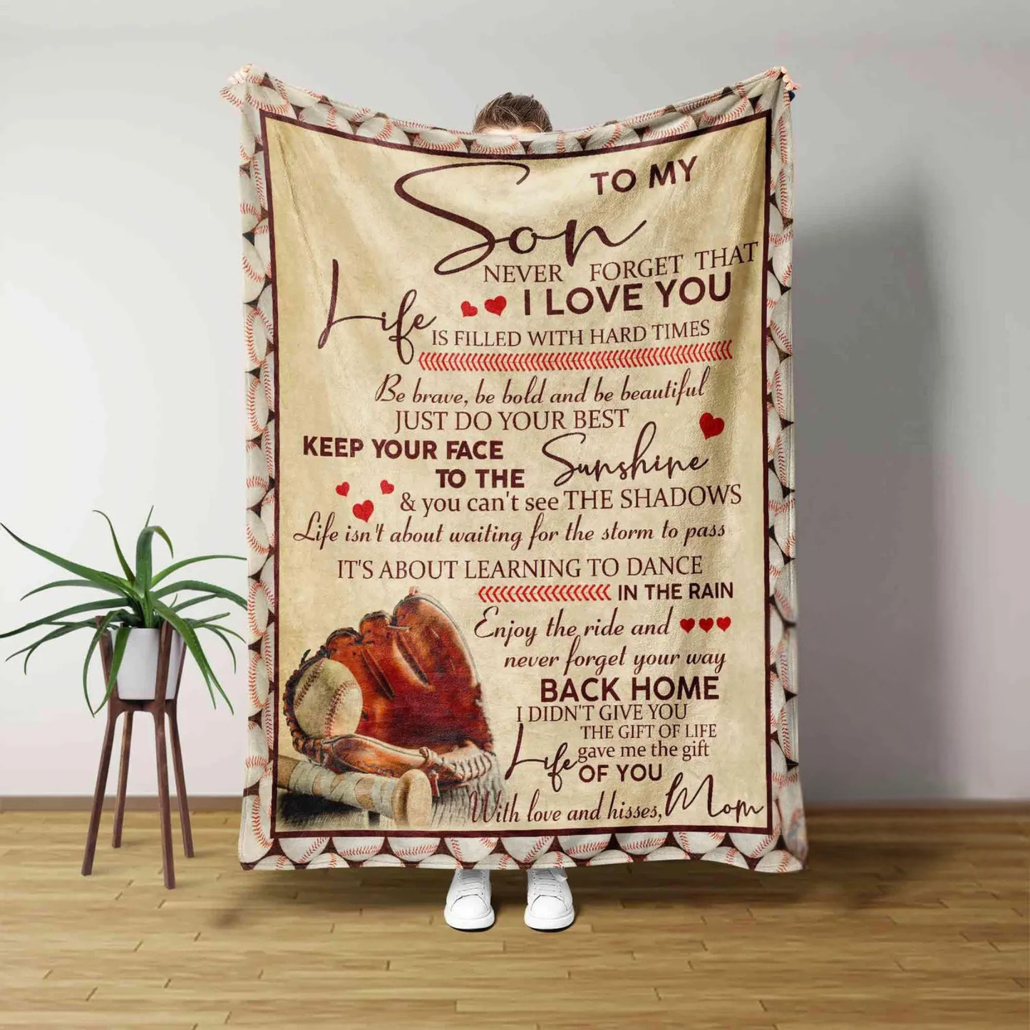 Special Gift For Son Blanket - From Mom