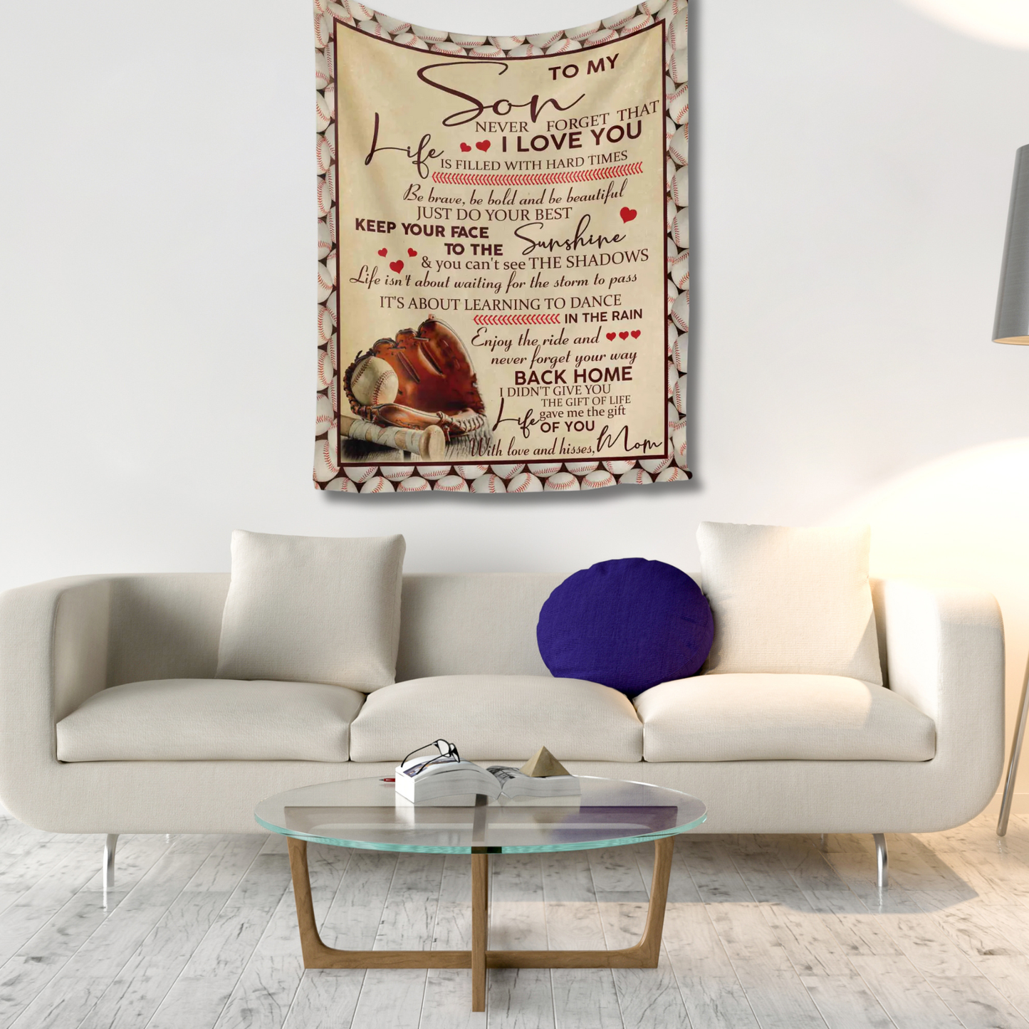 Special Gift For Son Blanket - From Mom