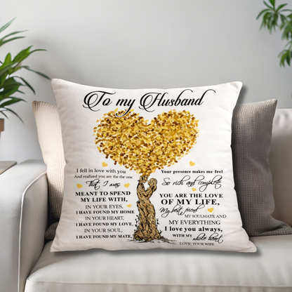 To My Husband Pillow – A Little Comfort From Wife