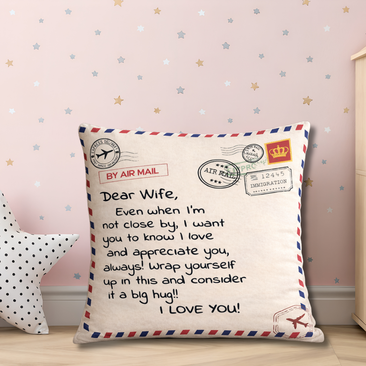 To My Wife Pillow – A Love Letter From Husband