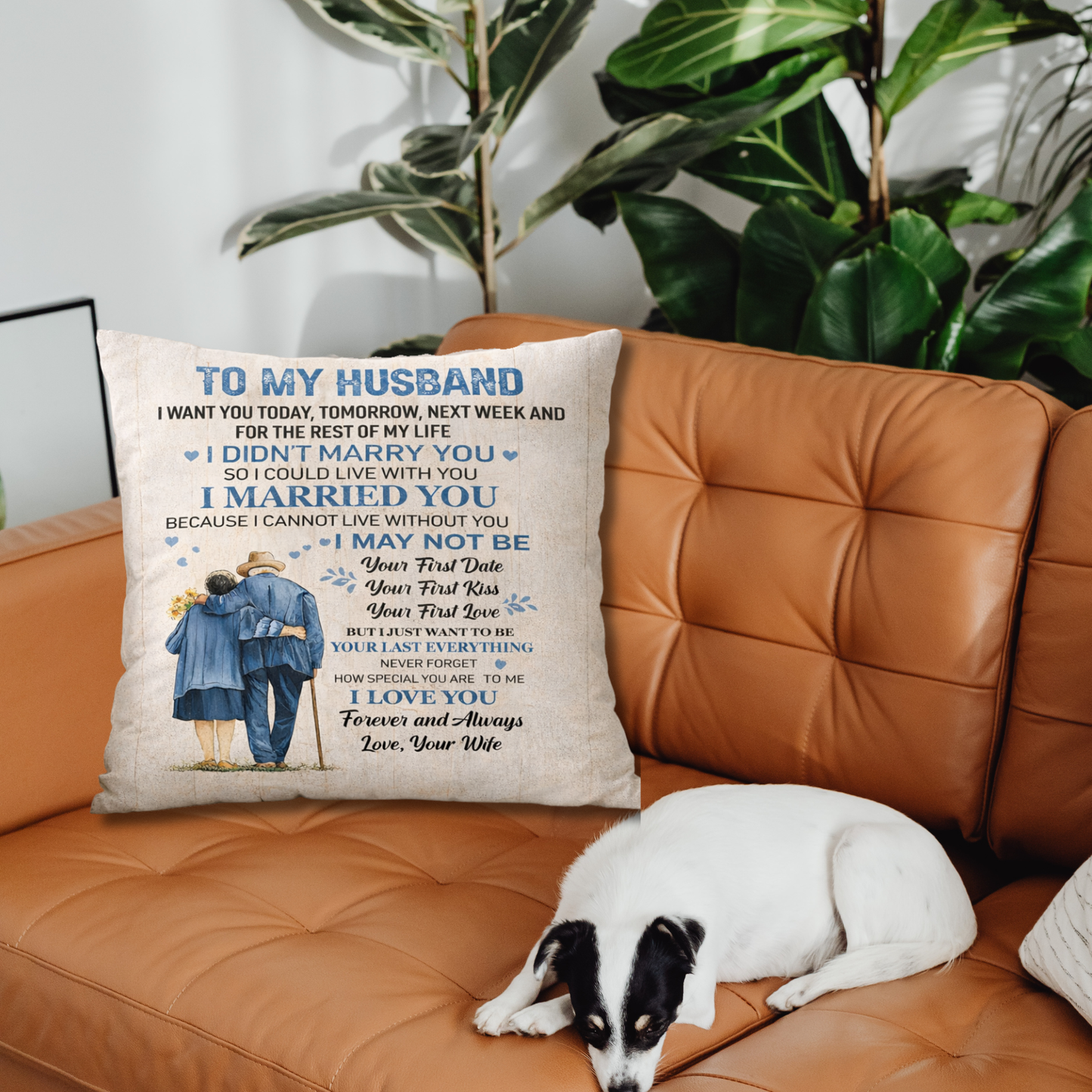 To My Husband Pillow – A Little Love From Wife (SKU2602-03)