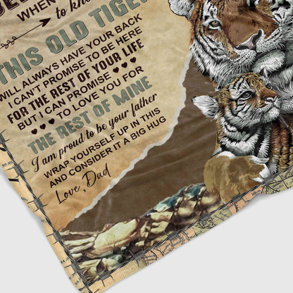 Special Gift For Daughter Blanket - A Soft Warmth From Dad