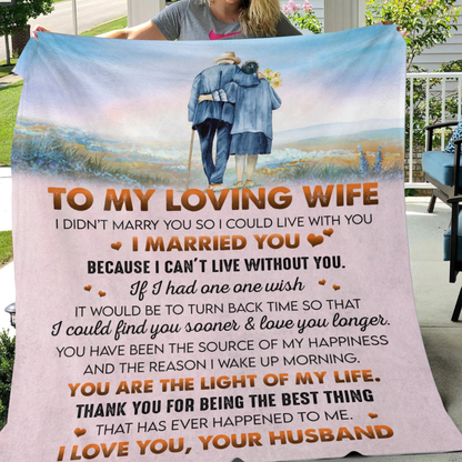 Special Gift For Wife Blanket - From Husband