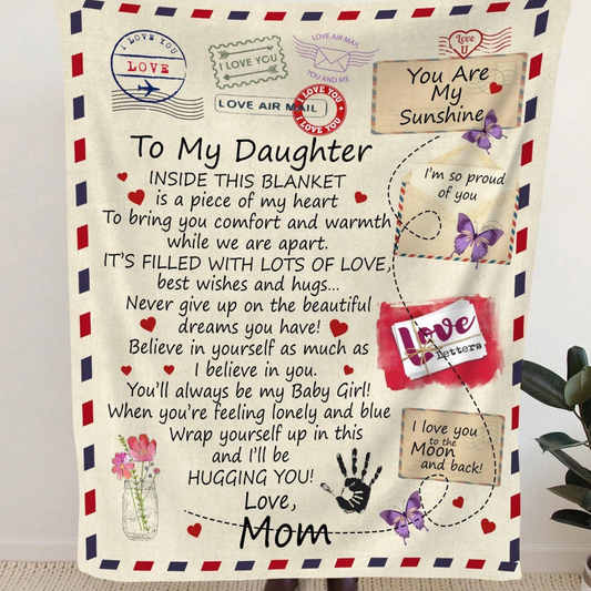 Special Gift For Daughter Blanket - From Mom