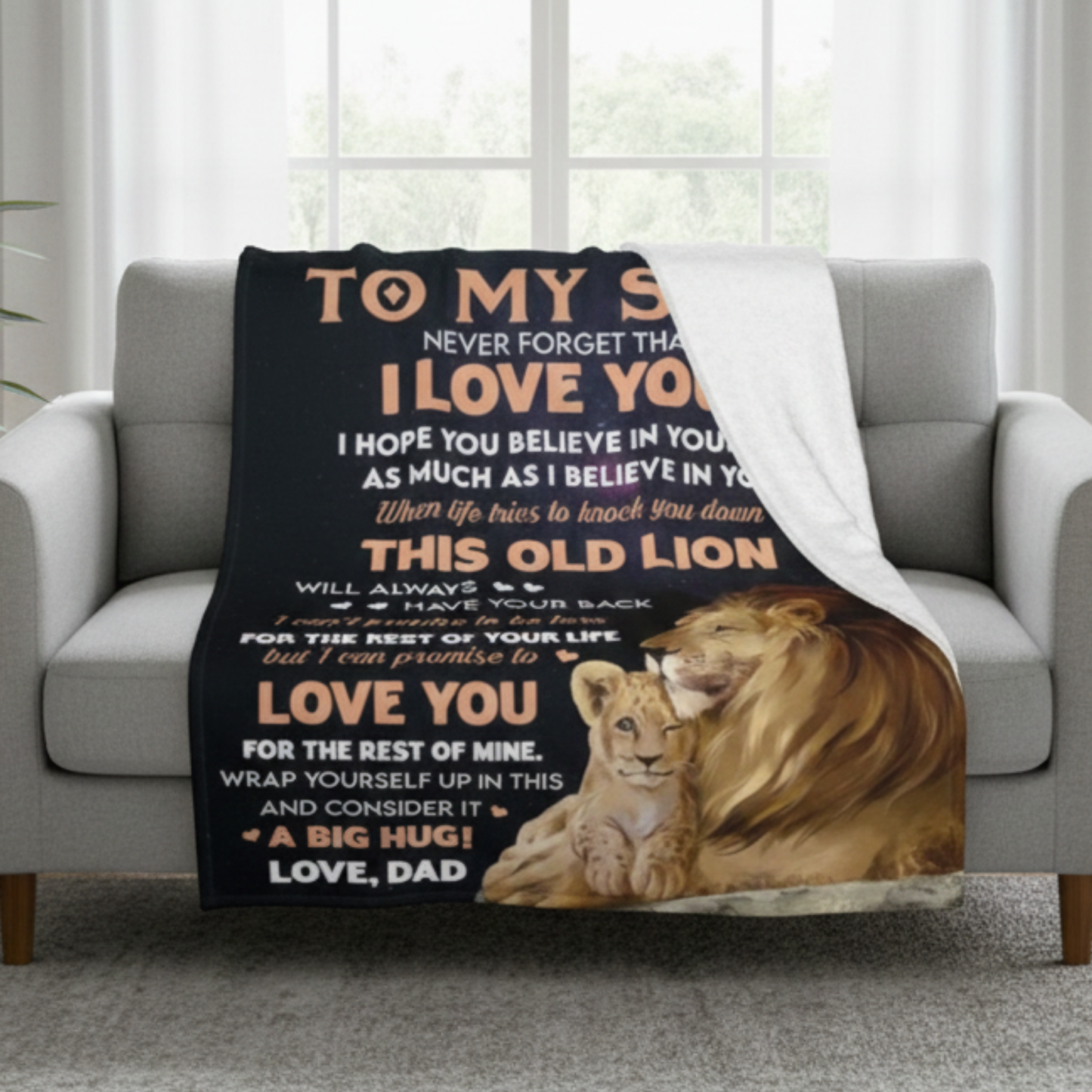 Special Gift For Daughter Blanket - From Dad