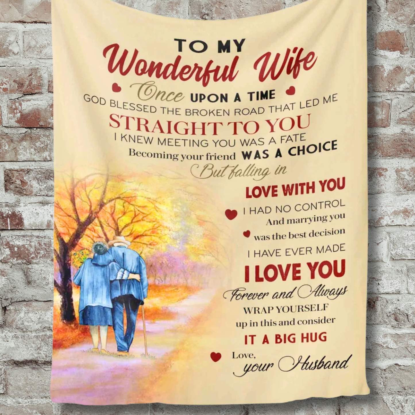 Special Gift For Wife Blanket - From Husband