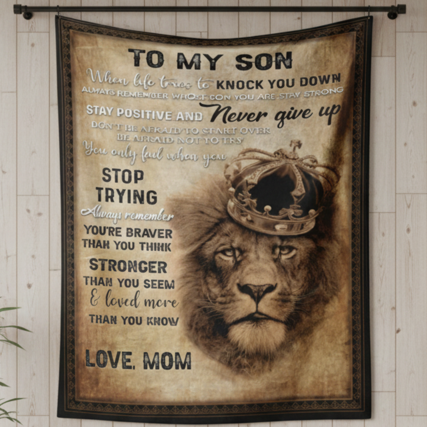 To My Dear Son – A Gentle Hug from Mom