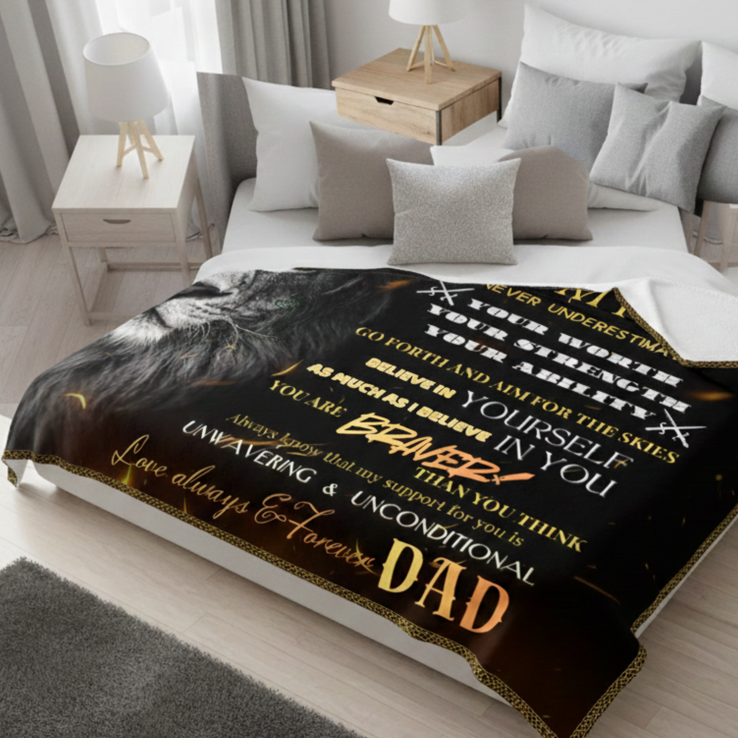 To My Son Blanket – Heartfelt Warmth From Dad