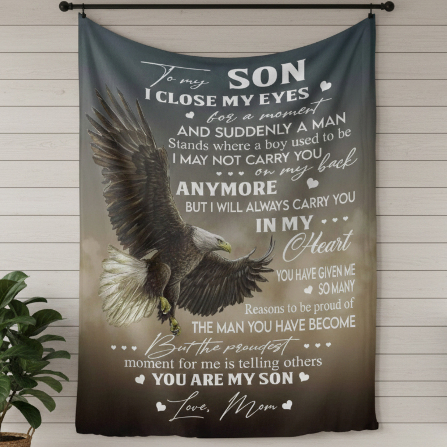 To My Son Blanket – Heartfelt Warmth From Mom