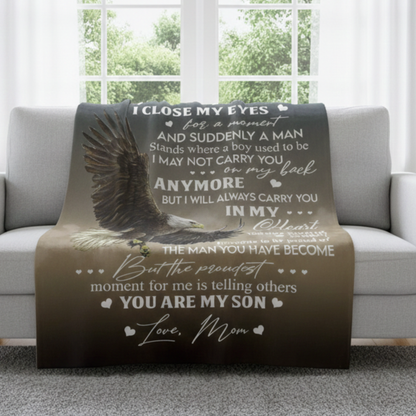 To My Son Blanket – Heartfelt Warmth From Mom