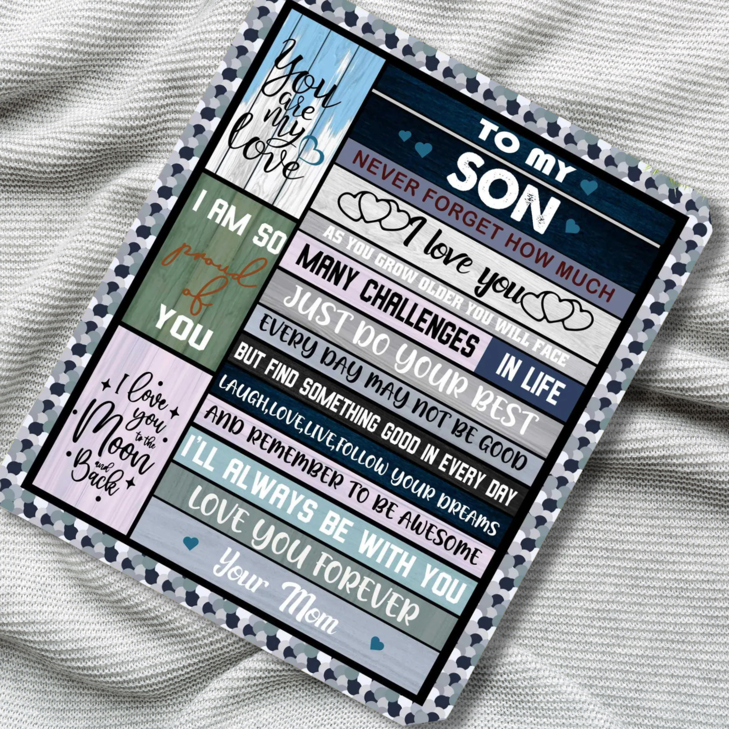 Special Gift For Son Blanket - From Mom