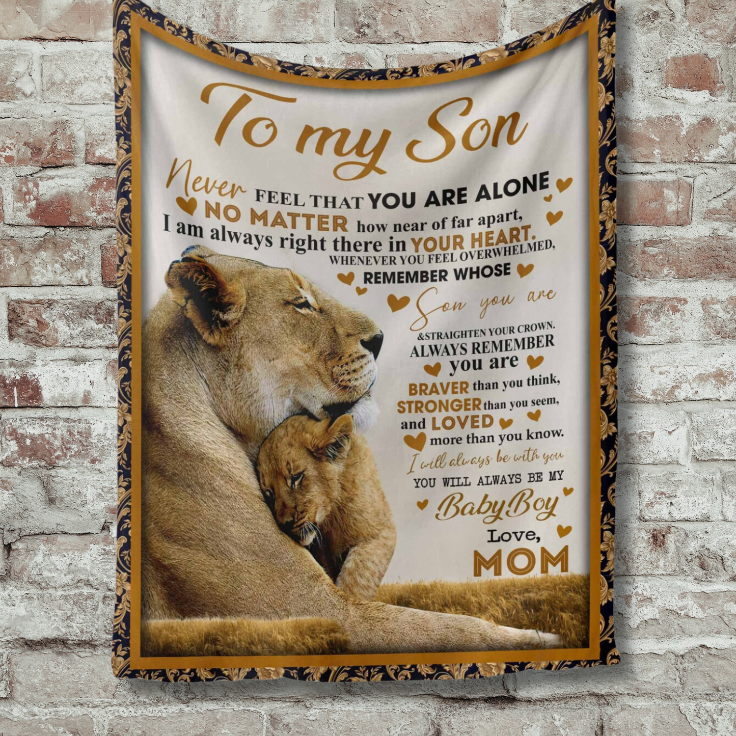 Special Gift For Son Blanket - From Mom