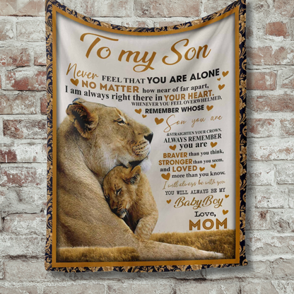 Special Gift For Son Blanket - From Mom
