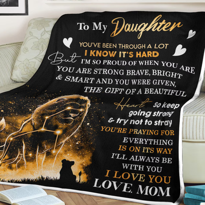 Special Gift For Daughter Blanket - From Mom