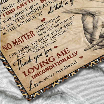 Special Gift For Wife Blanket - From Husband
