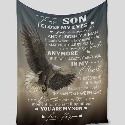 To My Son Blanket – Heartfelt Warmth From Mom