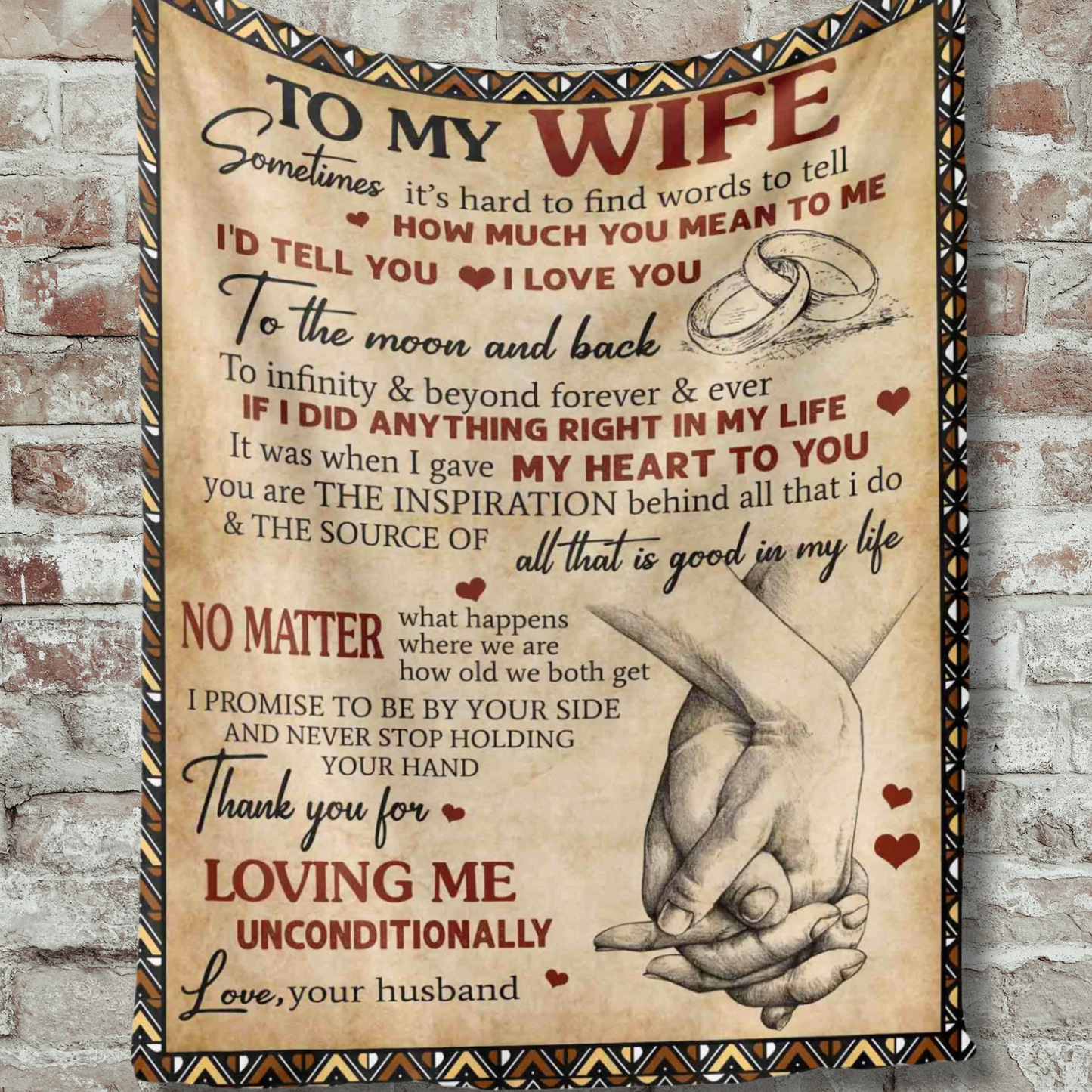 Special Gift For Wife Blanket - From Husband