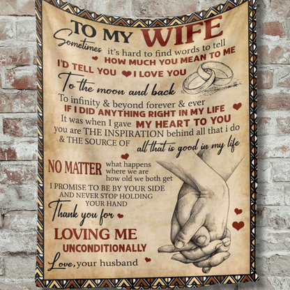 Special Gift For Wife Blanket - From Husband