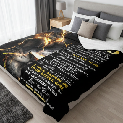 Special Gift For Dad Blanket - From Daughter