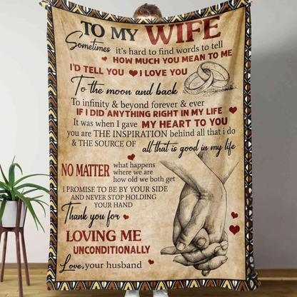 Special Gift For Wife Blanket - From Husband