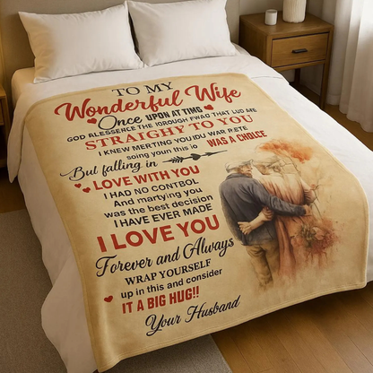 Special Gift For Wife Blanket - From Husband