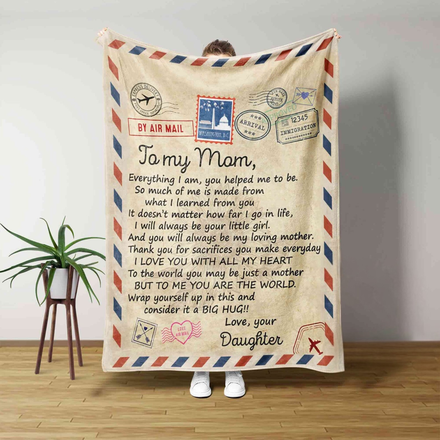 Special Gift For Mom Blanket - From Daughter