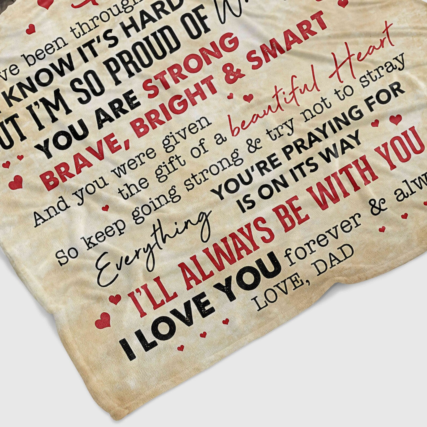 Special Gift For Daughter Blanket - From Dad