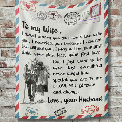 Special Gift For Wife Blanket - From Husband