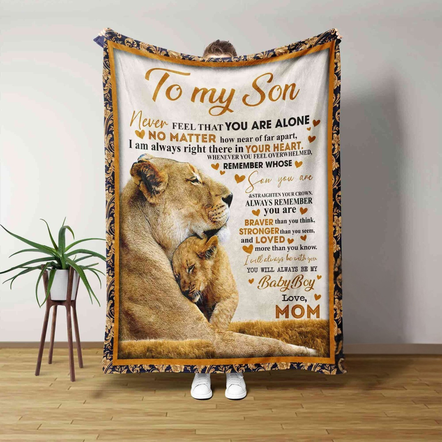 Special Gift For Son Blanket - From Mom