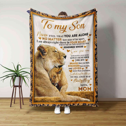 Special Gift For Son Blanket - From Mom