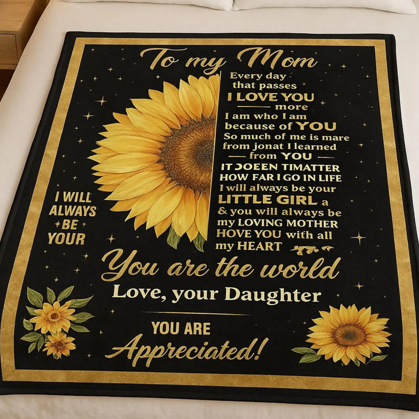 Special Gift For Mom Blanket - From Daughter
