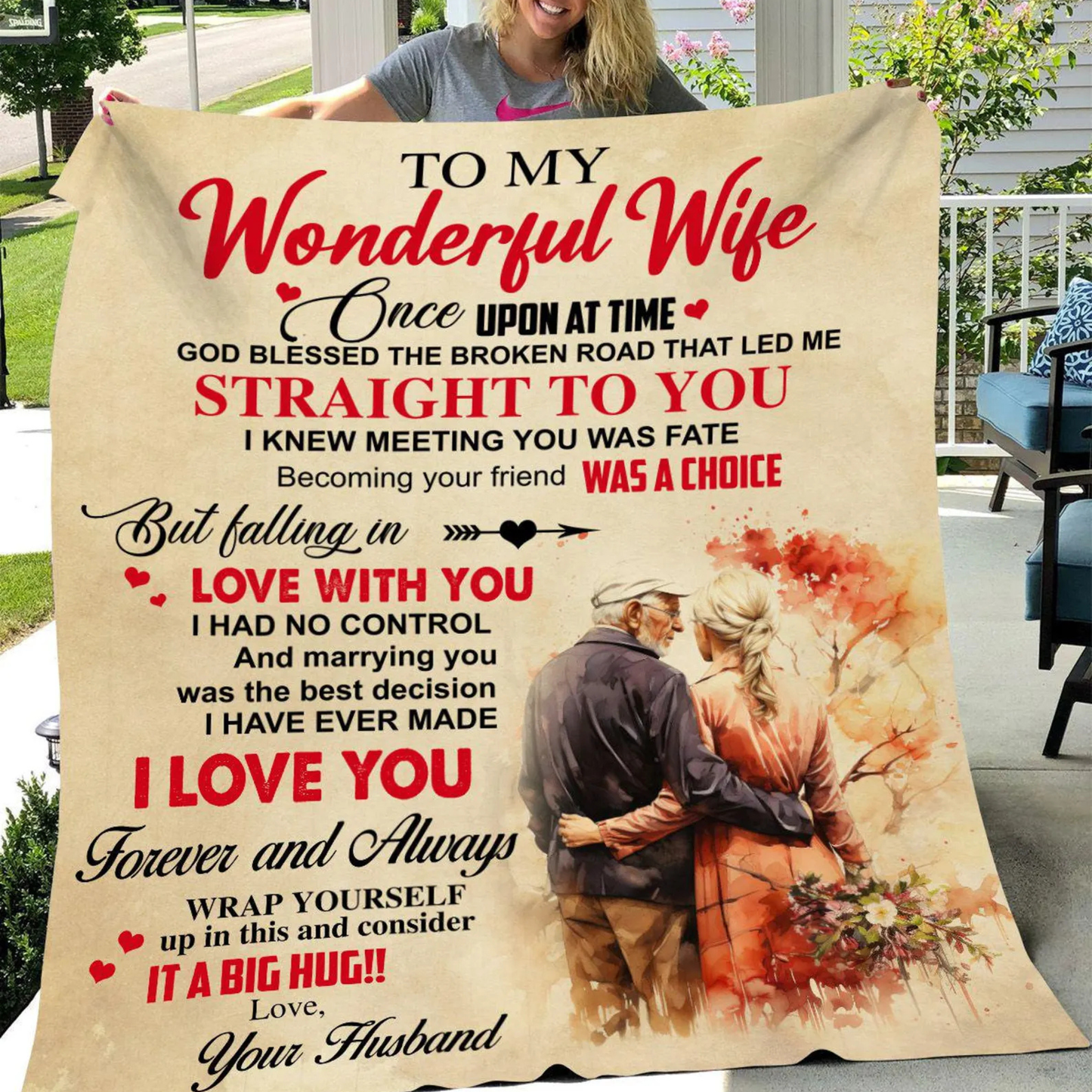 Special Gift For Wife Blanket - From Husband