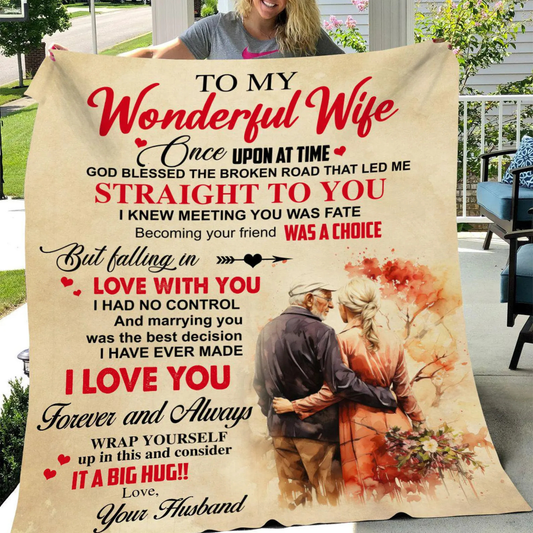 Special Gift For Wife Blanket - From Husband