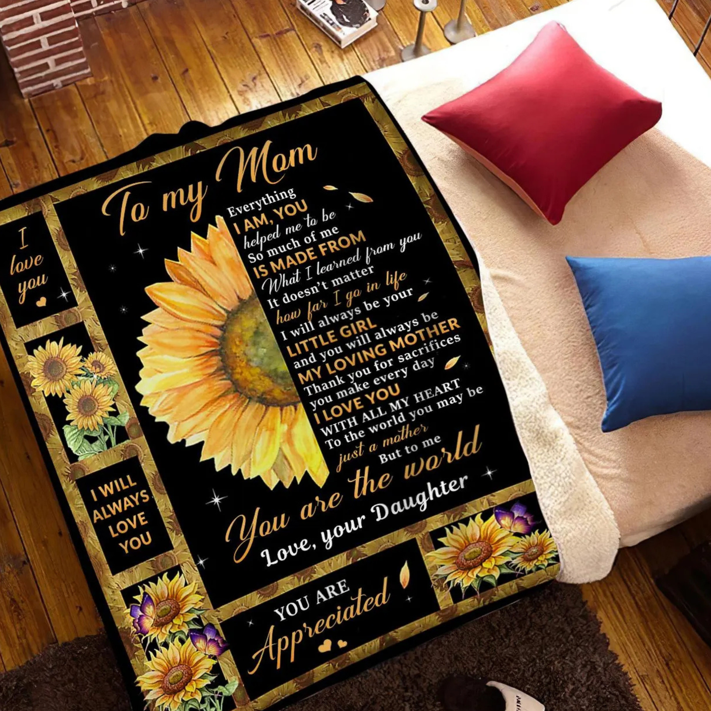 Special Gift For Mom Blanket - From Daughter