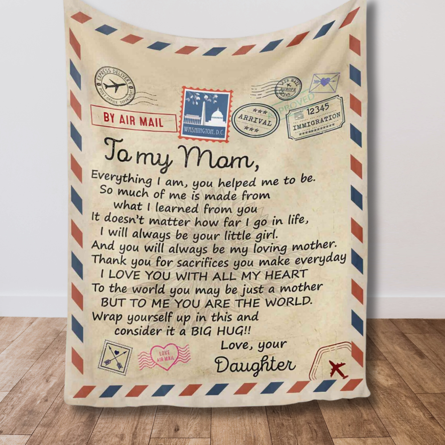 Special Gift For Mom Blanket - From Daughter