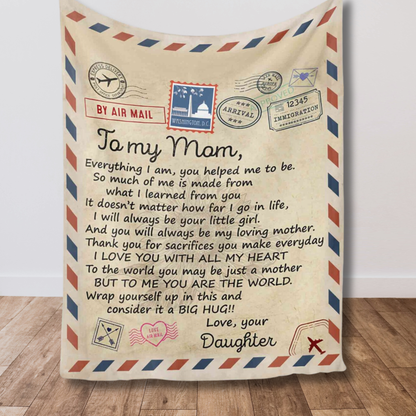 Special Gift For Mom Blanket - From Daughter