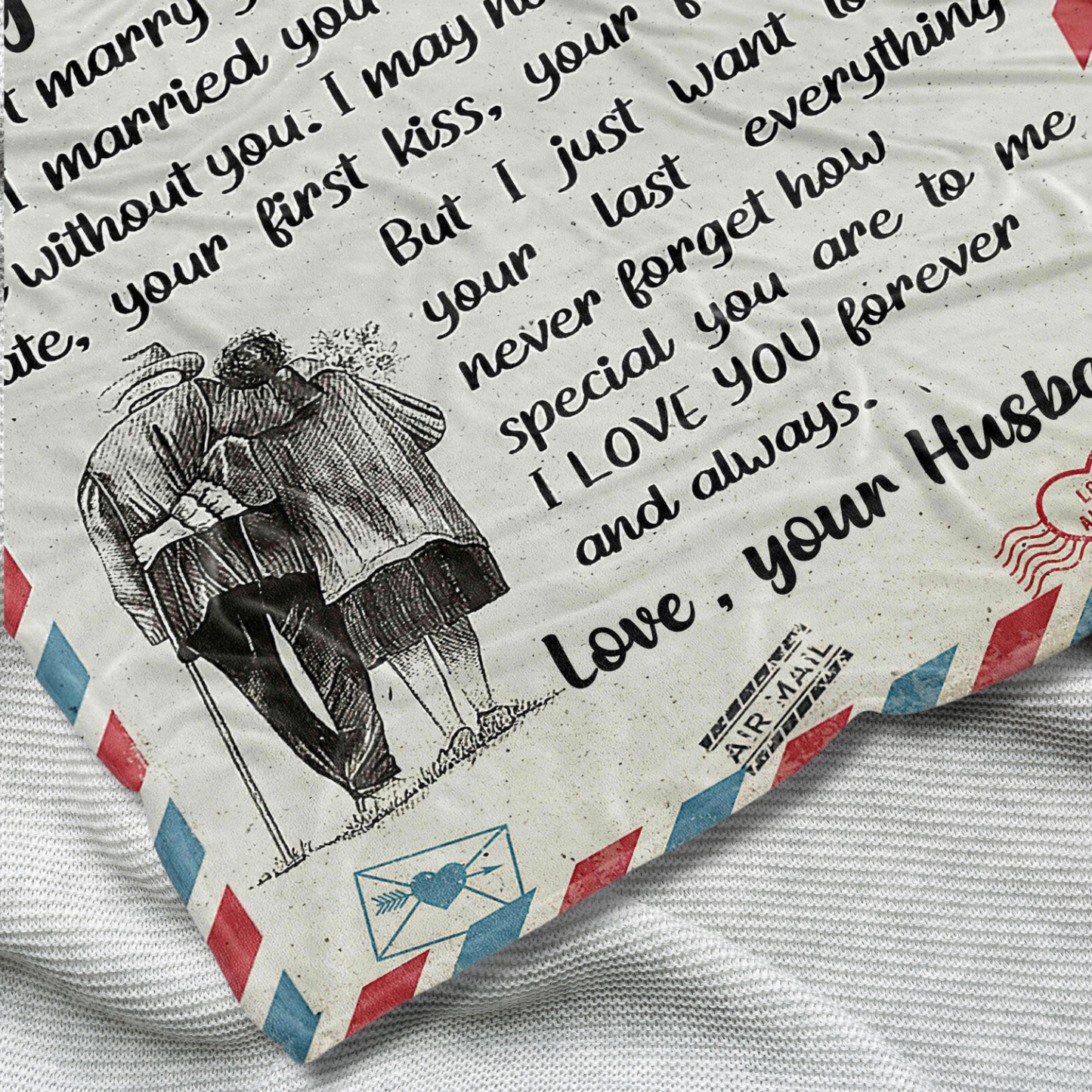 Special Gift For Wife Blanket - From Husband